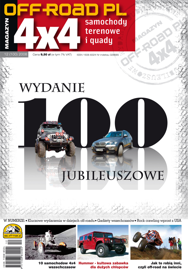 Okładka magazynu off-road pl - samochody terenowe i quady